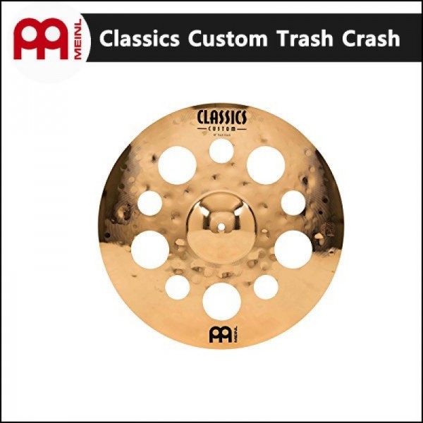 <B>빈티지드럼추천</B><style>B{color : red}</style> Meinl Classics Custom Trash Crash 클래식커스텀 트래쉬 크래쉬18인치 CC18TRC-B