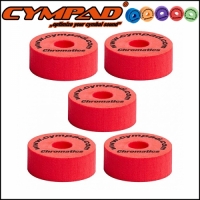 CymPad Chromatics 심벌펠트  5개세트  빨강 Ø40/15mm CS15/5-R