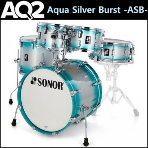 Sonor AQ2드럼셋트 5기통 쉘팩 Aqua Silver Burst -ASB-